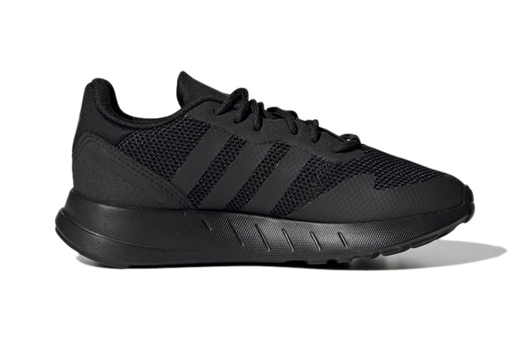 Adidas originals zx 1k износостойкая и дышащая детская повседневная обувь черного цвета средние и маленькие дети