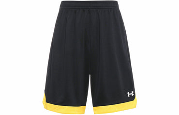Спортивные трикотажные баскетбольные шорты under armour colour block унисекс черные