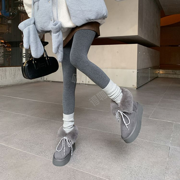 Balletcat ткани тепло высота увеличить анти-скольжения обертывание охлаждение ретро ниши дизайн досуг удобный короткий трубки снег сапоги женские