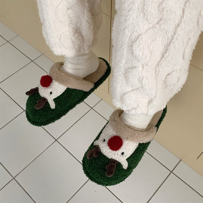 Тапочки Рождественские плюшевые