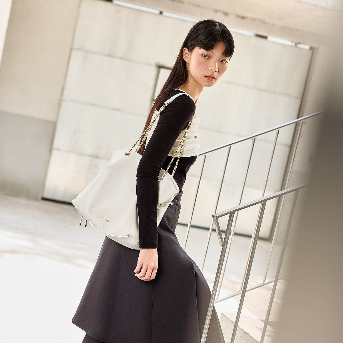 Сумка женская Charles&Keith Fukubukuro - Boxette Shop