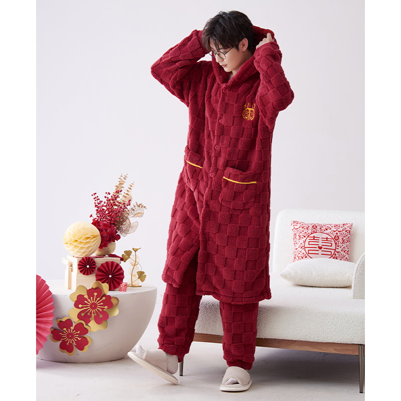 Yizhuang erkaklar pijamasi