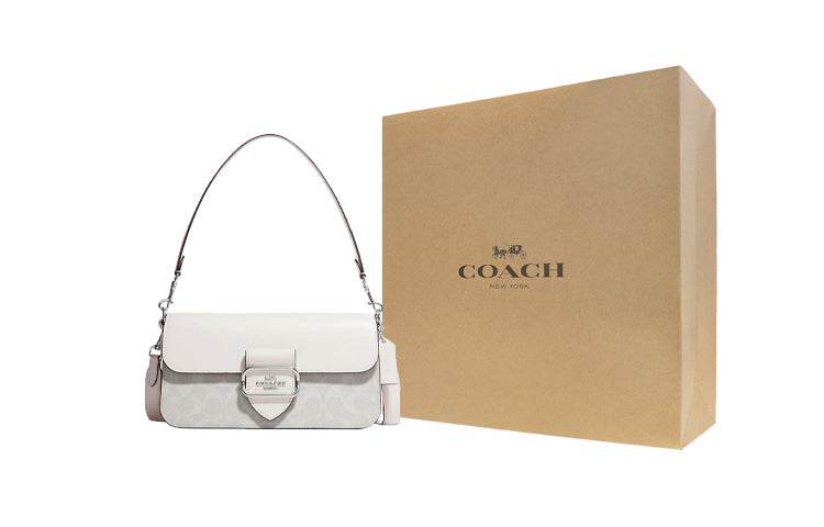 Сумка женская Coach Morgan 27 Logo Lock Flap Canvas - Boxette Shop