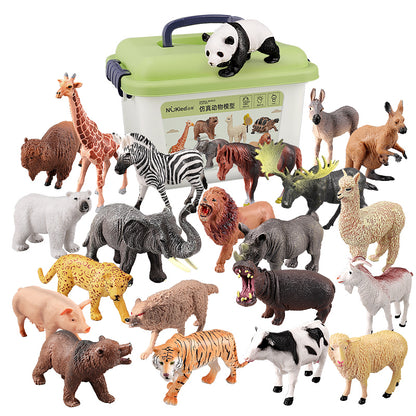 Nuqi bolalar o'yinchoqlari uchun hayvonlar to'plami