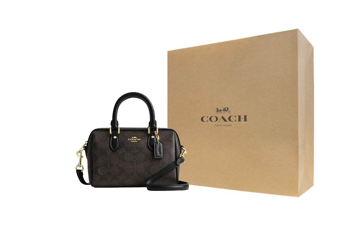 Сумка женская Coach Rowan 18 Classic Old Flower Print - Boxette Shop