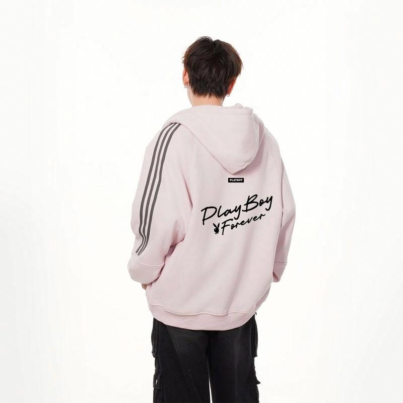 Erkaklar uchun Playboy kapshonli ko'ylagi