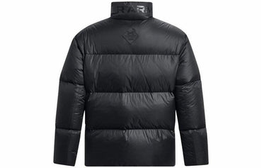 Under armour coldgear infrared solid colour stand collar training sports down jacket men's black