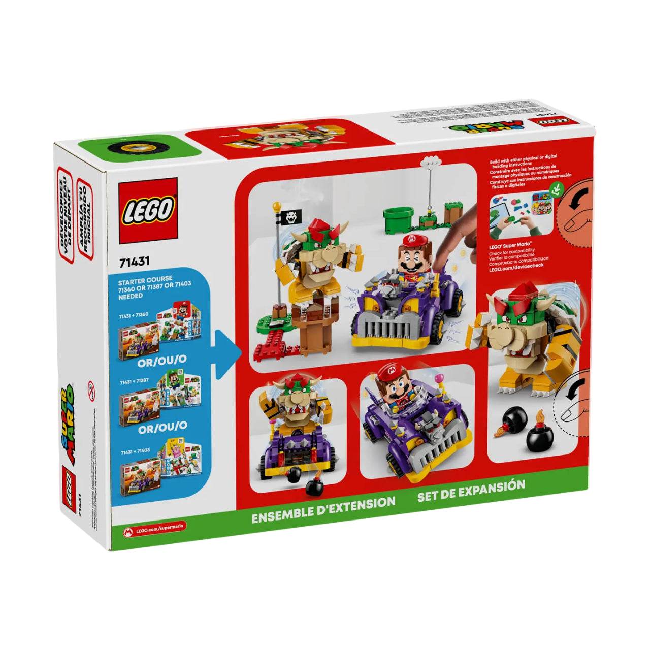 Конструктор LEGO Super Mario: Cool Riders Motorway Car (71431) - Boxette Shop