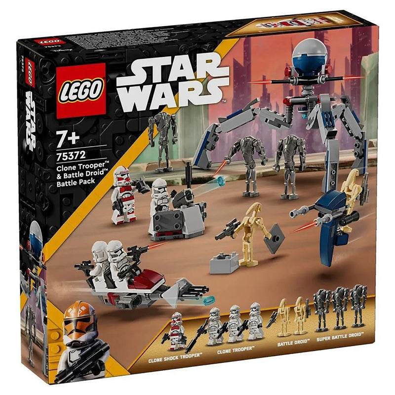 Конструктор LEGO Star Wars Clone Soldier & Battle Droid Battle Set (75372) - Boxette Shop