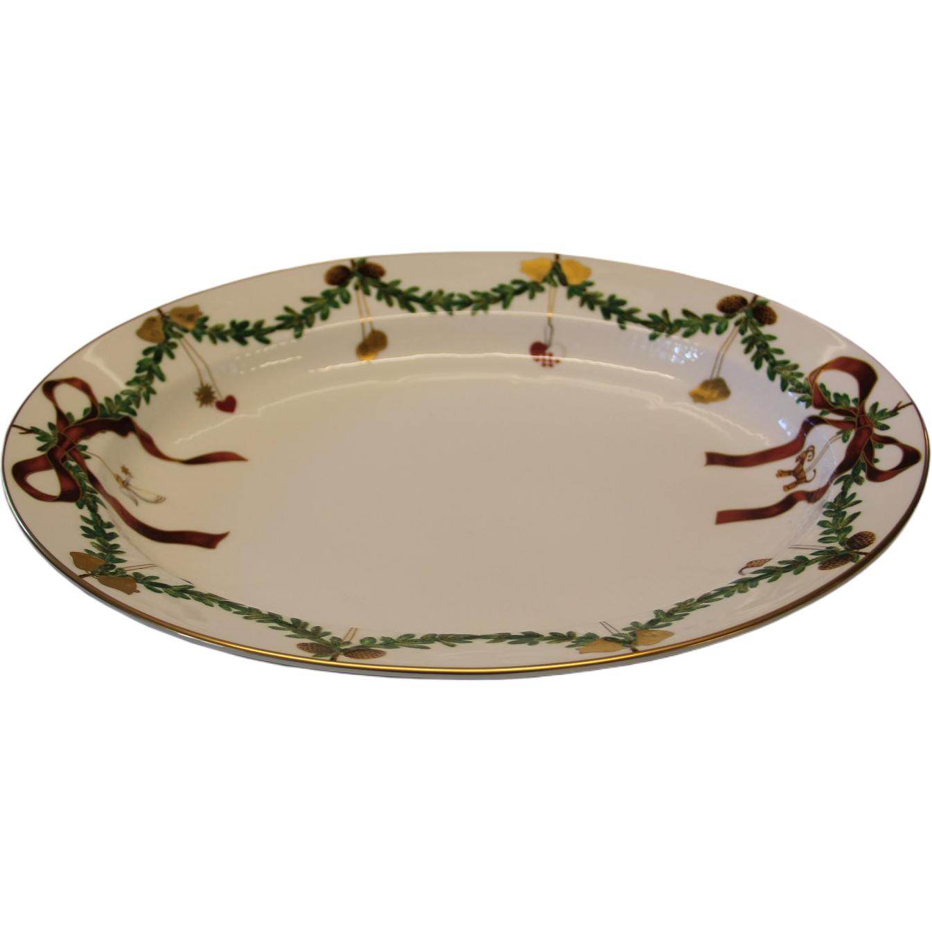 Royal copenhagen скандинавский стиль royal copenhagen star fluted joy обеденная тарелка тарелка белая 37*28,5 см - Boxette Shop