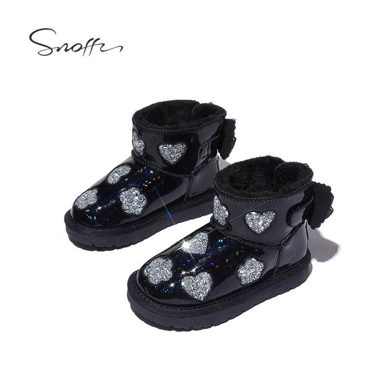 Ботинки детские Snoffy Padded Glitter Love Wear-resistant Anti-slip - Boxette Shop