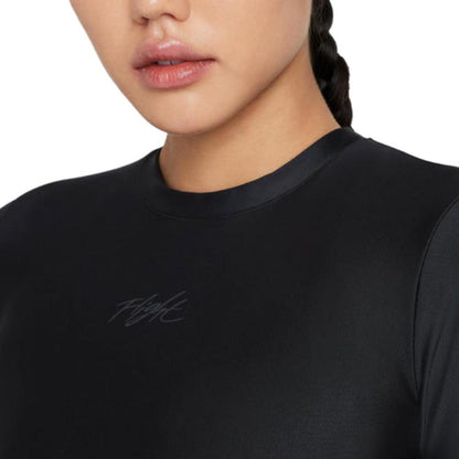 Jordan qattiq trikotaj qattiq oriq uzun yengli qora tanli ayollar kostyumi