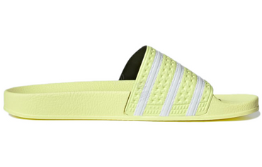 Adidas originals adilette удобные ретро-шлепанцы на резиновой подошве мужские желтые