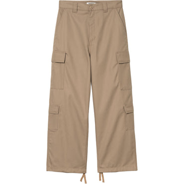 Carhartt wip w' Kingsley shim, erkin tekis kvadrat yorliqli fermuarli ish shimlari ayollar uchun xaki