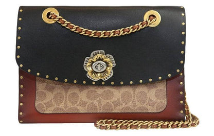 Сумка женская Coach Parker 26 Camellia Printed Rivet Trim - Boxette Shop