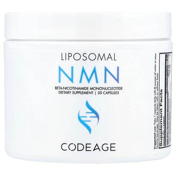 БАД Codeage, Liposomal NMN, 30 капсул - Boxette Shop