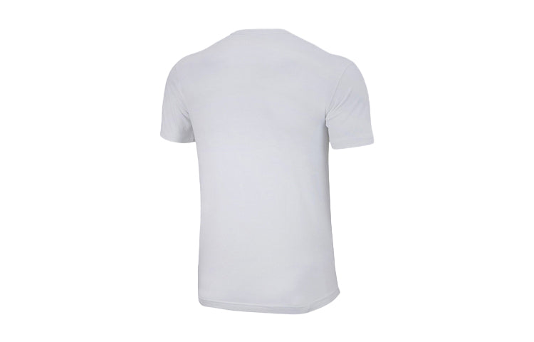 Reebok Sports Outdoor Nafas oladigan Athletic Slim Crew Bo'yinli qisqa yengli futbolka Oq erkaklar va ayollar