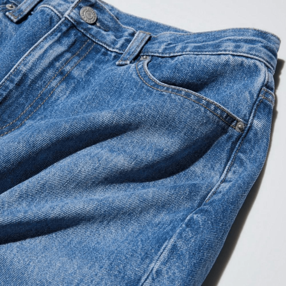 Джинсы женские Uniqlo Fw24 Series Pure Colour Waist - Boxette Shop