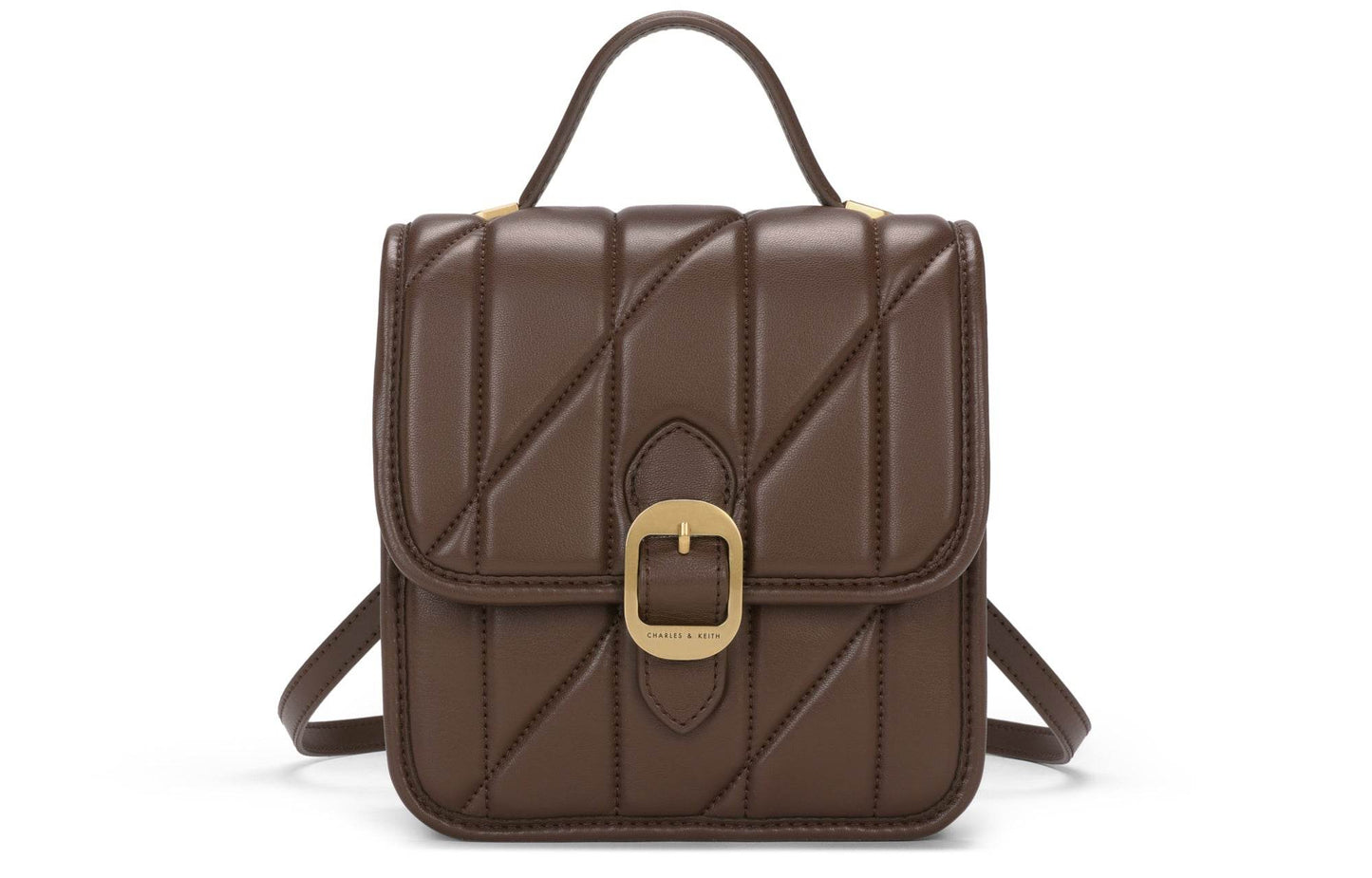 Сумка женская Charles&Keith Vintage Lingerie Magnetic Buckle Closure - Boxette Shop