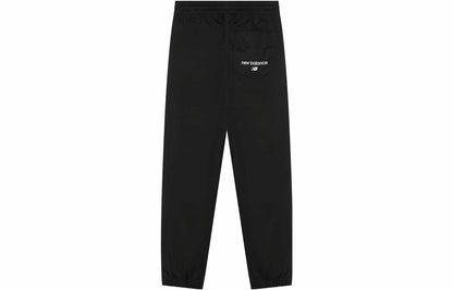 New Balance qattiq to'qilgan uzun shinam erkaklar qora shimlari