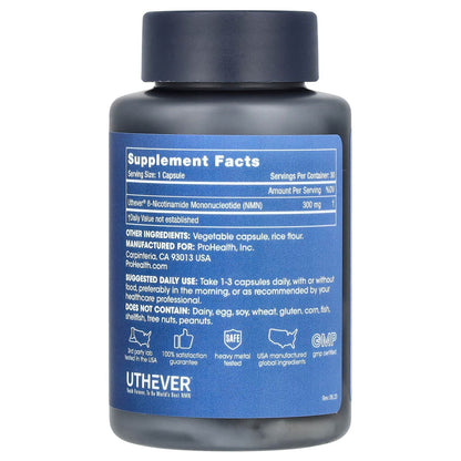 БАД ProHealth Longevity, NMN Pro 300, 300 мг, 30 капсул - Boxette Shop