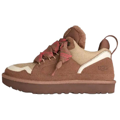Ugg lowmel suede versatile comfort low top life casual shoes women's brown