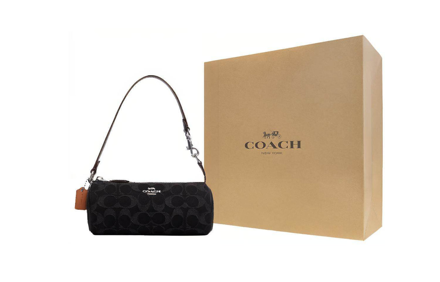 Сумка женская Coach Nolita 20 Iconic Denim Patchwork - Boxette Shop