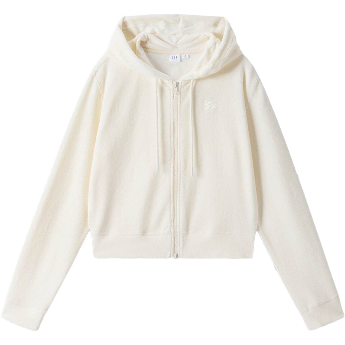 Женская простая толстовка с капюшоном и вышитым логотипом gap - Boxette Shop