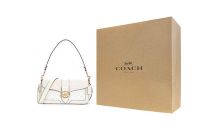 Сумка женская Coach Georgie 27 Classic Carriage Buckle Coated - Boxette Shop