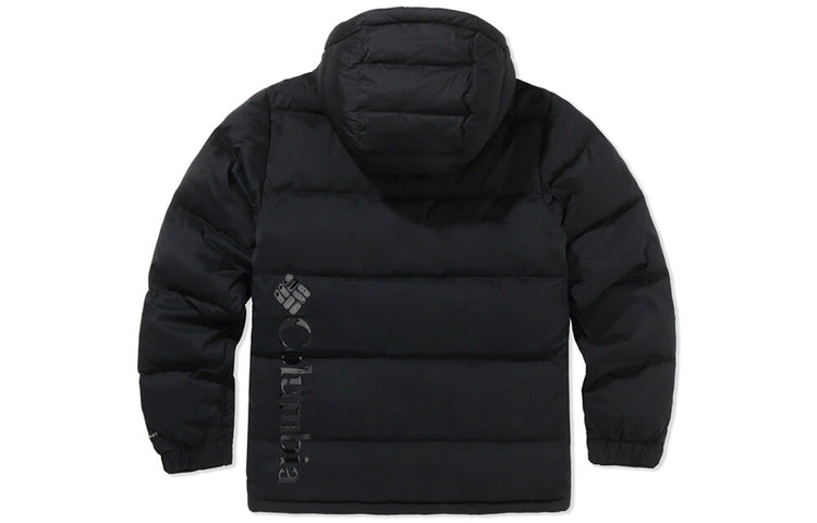 Columbia columbia rockfall omni thermal reflective technology outdoor warm windproof 650 puff duck down hooded down jacket men's black