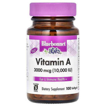 БАД Bluebonnet Nutrition, Витамин A, 100 мягких таблеток - Boxette Shop