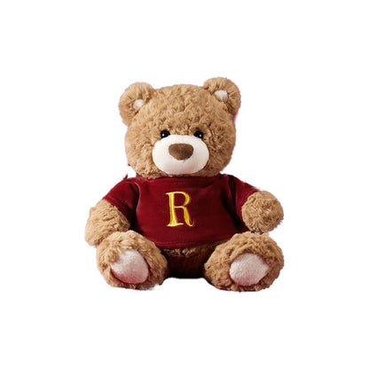 Miniso harry potter harry potter series - no.10 sweatshirt gifford bear handsome cool cute doll brown teddy bear doll plush doll 26cm high