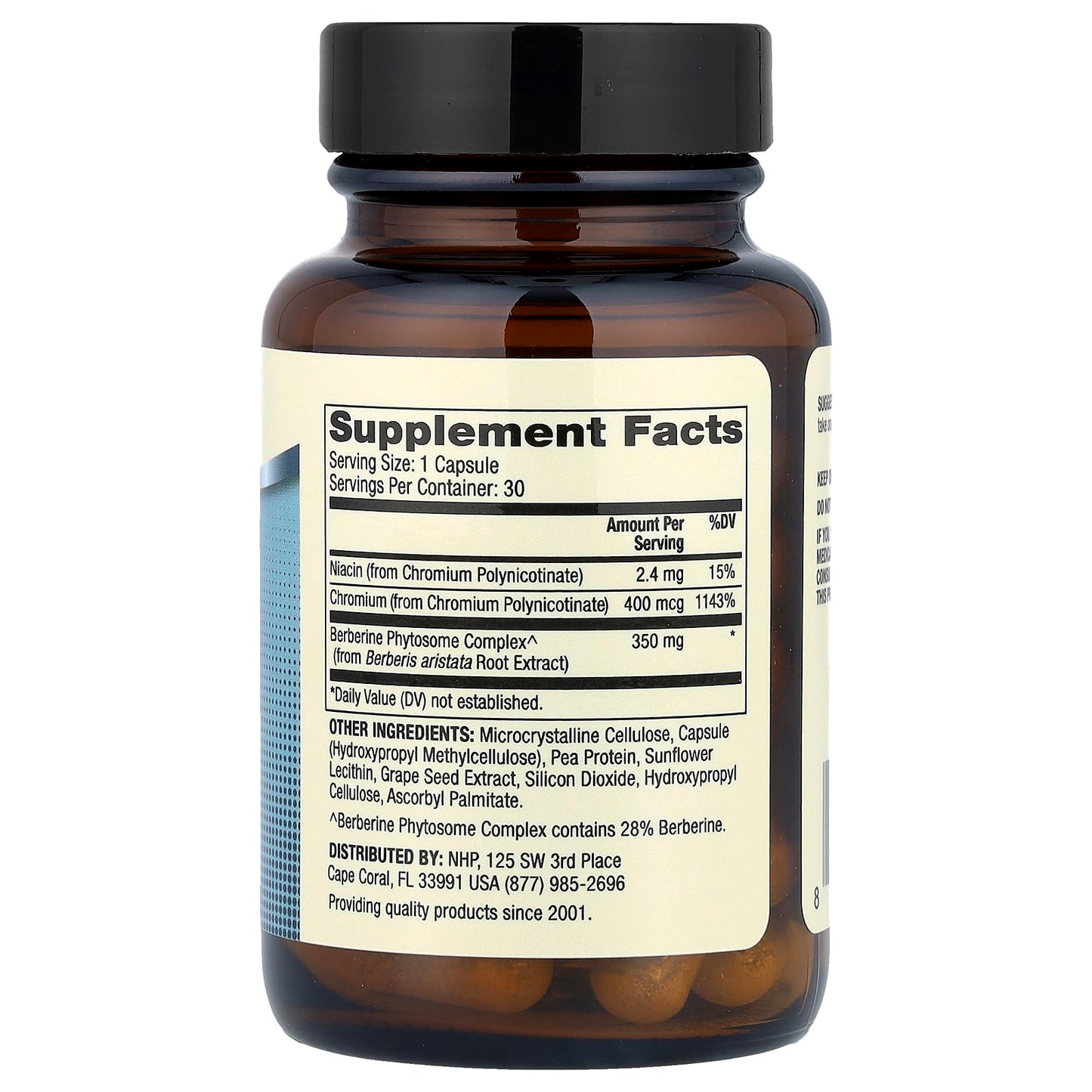БАД Dr. Mercola, Biothin, берберин с хромом, 30 капсул