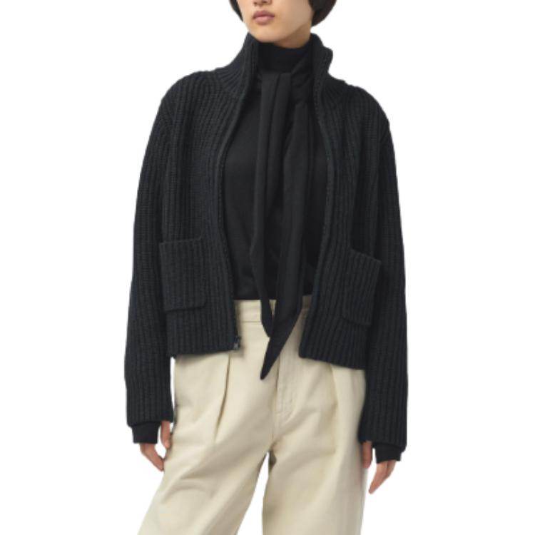 Кардиган женский Uniqlo Fw24 U Series High Neck - Boxette Shop