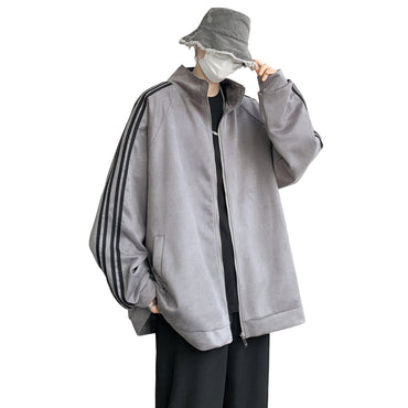 Erkaklar uchun HVGA kundalik fermuarli kurtka