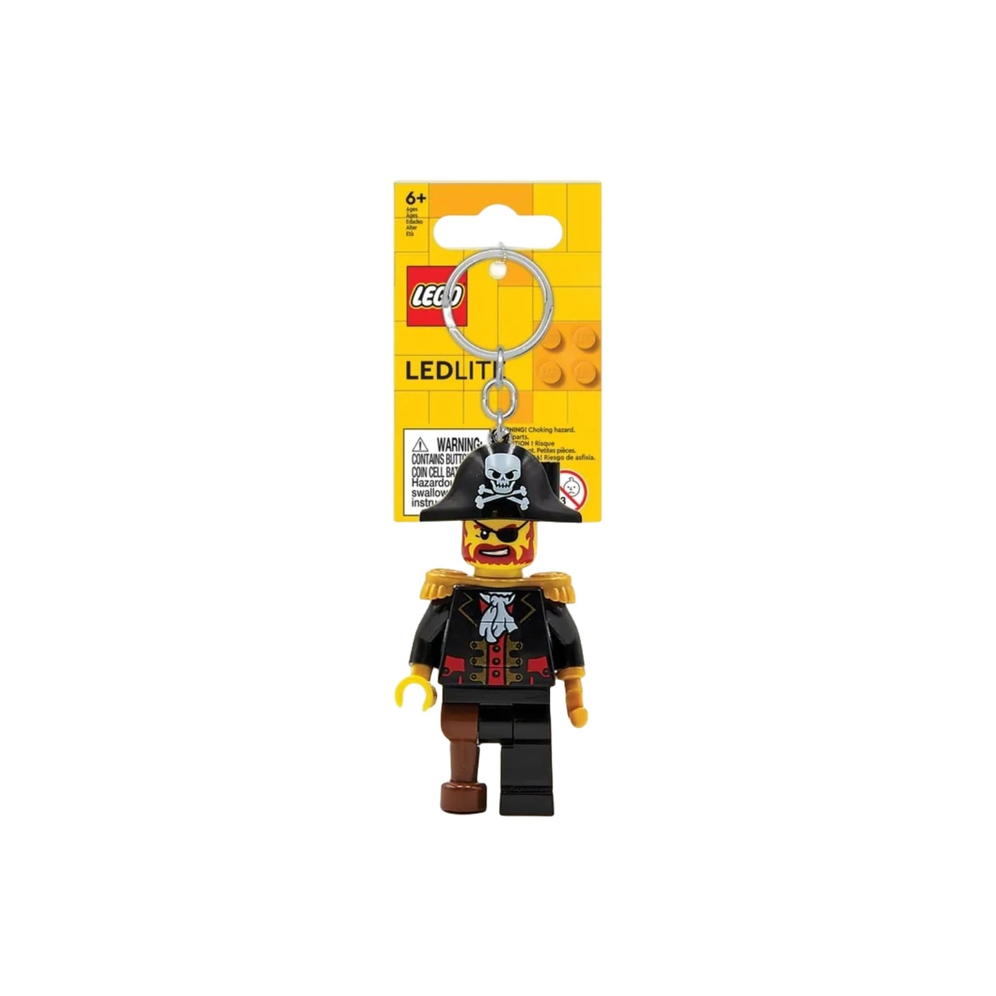 LEGO Pirate Redbeard Keychain (LGL-KE23H)