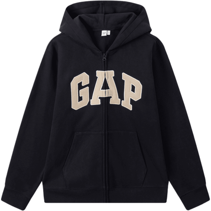 Gap разноцветные буквы логотип мягкий капюшон свободные случайные толстовка мужские и женские модели - Boxette Shop