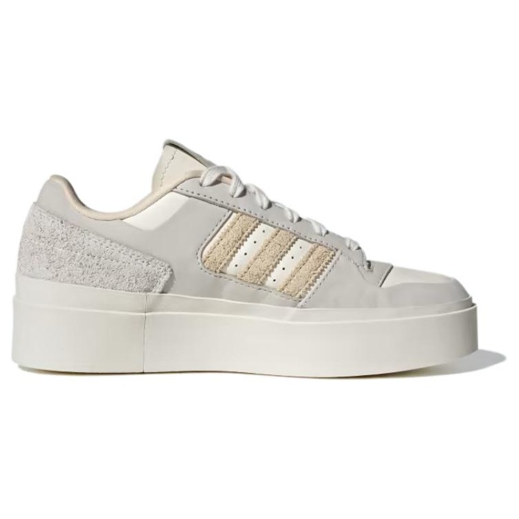 Adidas originals forum удобные и универсальные легкие бордшорты с низким верхом женские серо-белые