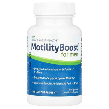 БАД Fairhaven Health MotilityBoost, для мужчин, 60 капсул