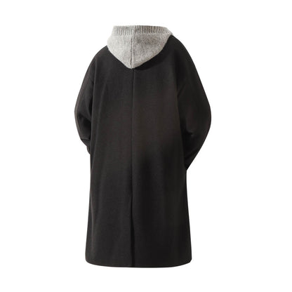 Livingtown Korean laguid retro high street style bir tekis rangli tasodifiy ko'p qirrali asosiy tomchi yelka uzun qismida mirador bo'sh qulay temperament eski pul shamol katta cho'ntaklar issiq palto Britaniya keksa his trench palto