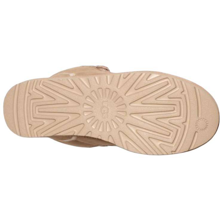 Ugg highmel fashion trend short snow boots women's brown