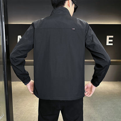 Playboy erkaklar kurtkalari bahor va kuzda o'rnatilgan yoqa tasodifiy shamolga chidamli kurtka erkaklar modellari