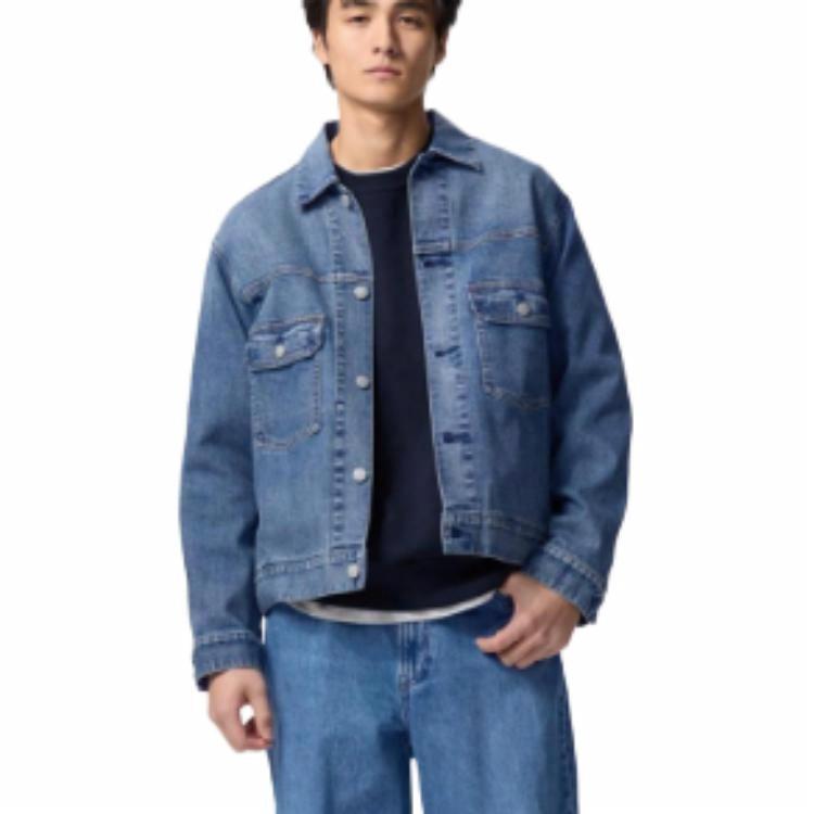 Джинсовая куртка мужская Uniqlo
