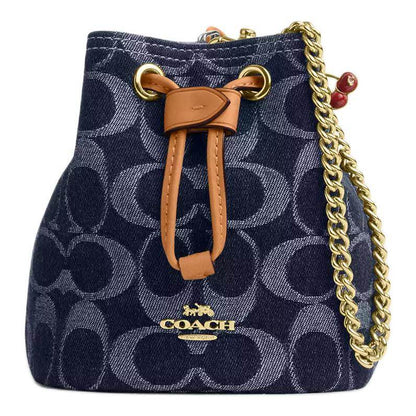 Сумка женская Coach Drawstring 12 Brand Logo Closure - Boxette Shop