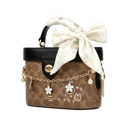 Сумка женская Coach Kay Cat Eat Fish At Classic - Boxette Shop