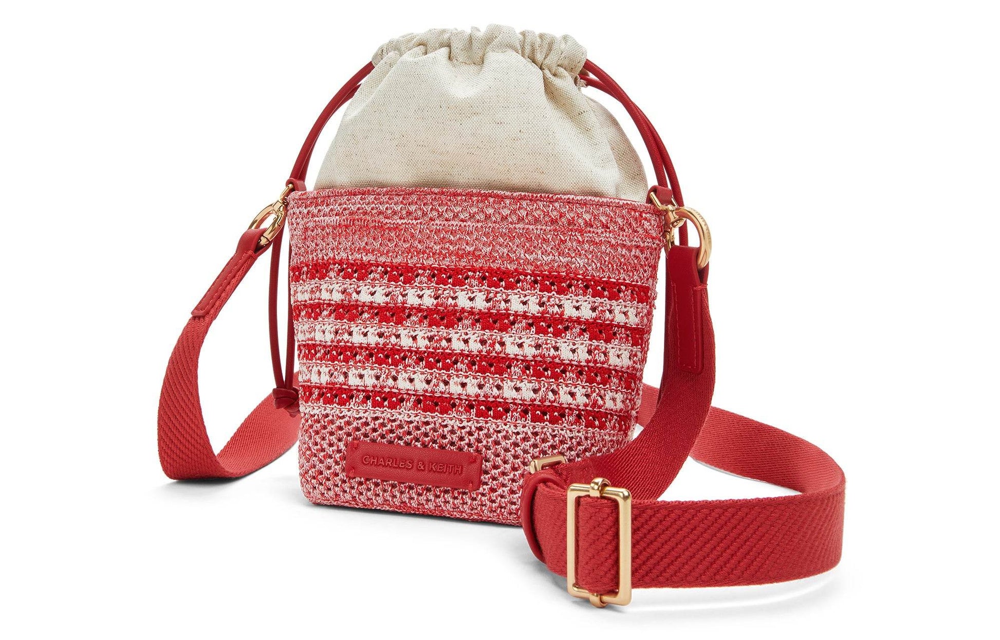 Сумка женская Charles&Keith Dopamine Weave Series Skeleton - Boxette Shop