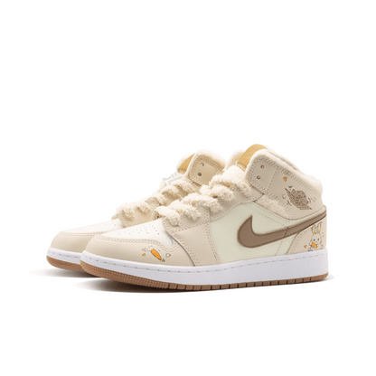Кроссовки детские Jordan air 1 cream bunny - Boxette Shop