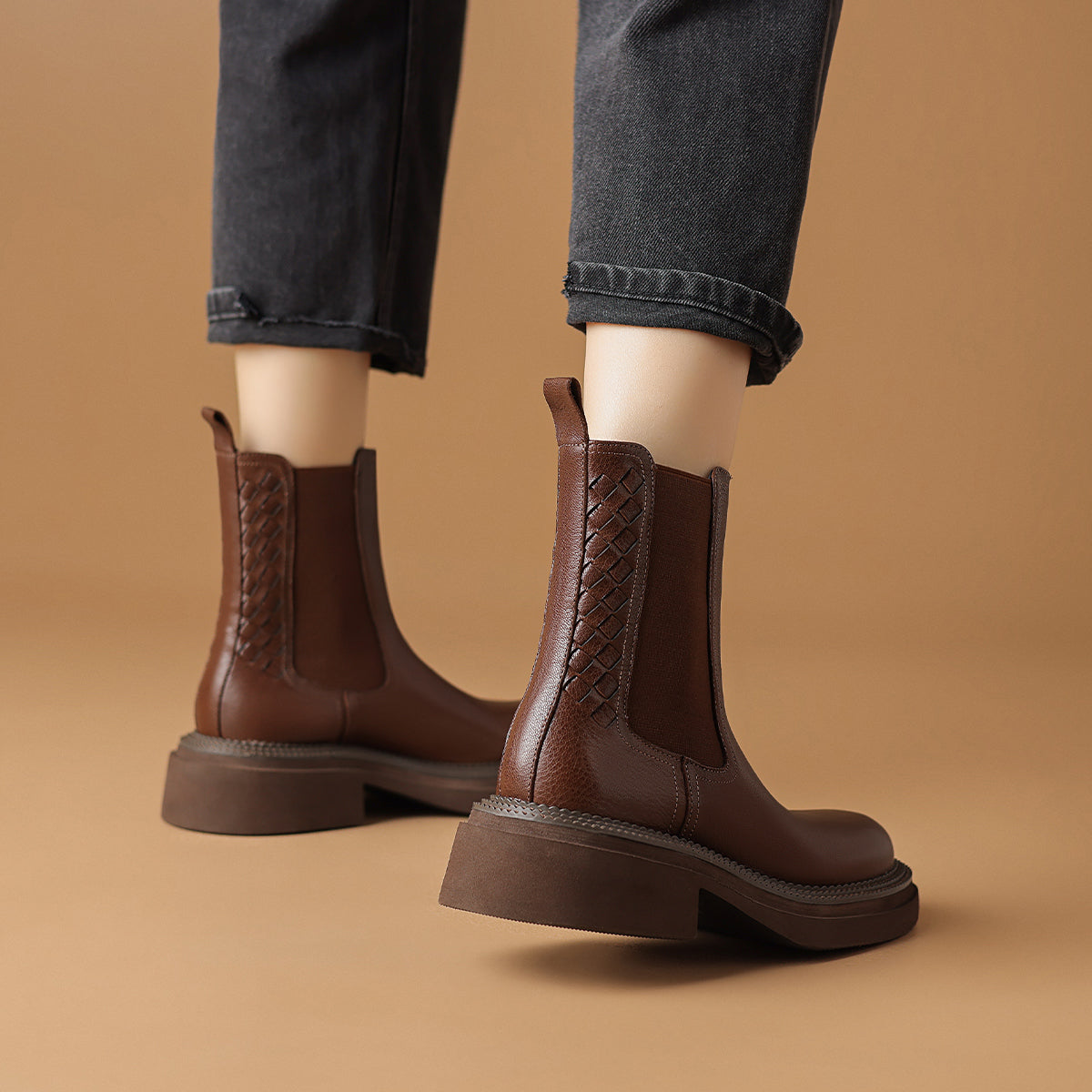 Ayollar uchun Rosa Bianca Chelsi botinkalari