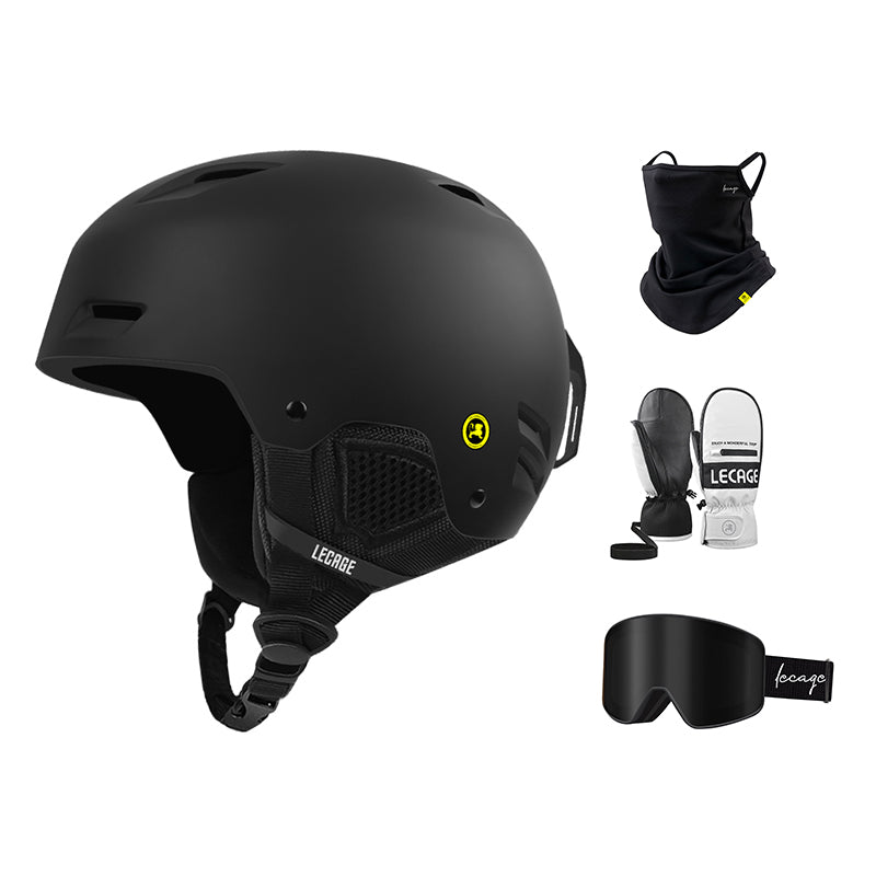Шлем горнолыжный комплект Lecage