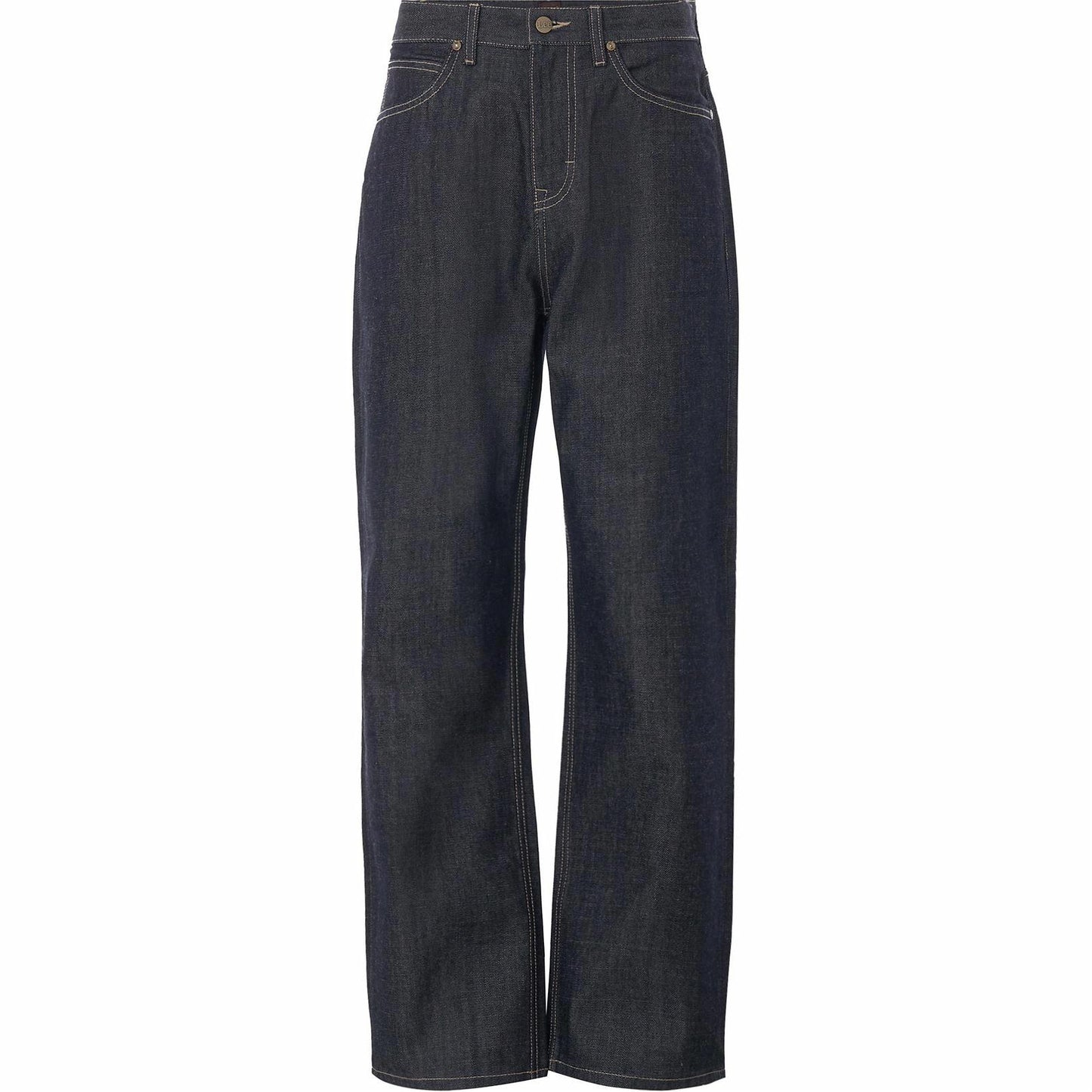 Li past bo'yli fermuarli erkin erkin erkaklar indigo shimlari